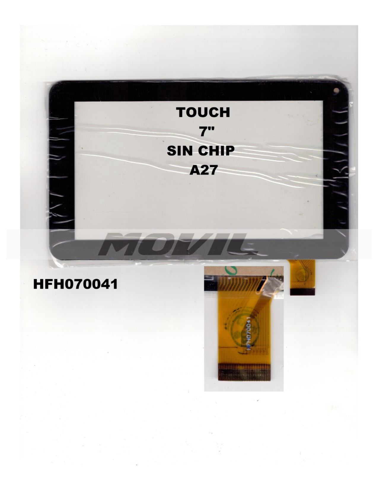 Touch tactil para tablet flex 7 inch SIN CHIP A27 HFH070041